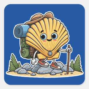 Adesivo Quadrado Camino de Santiago