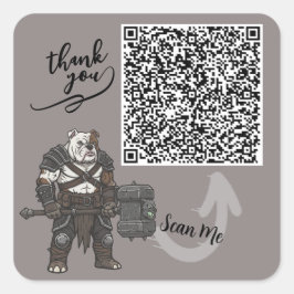 Adesivo Quadrado camiseta do cão gladiador Bulldog Americano aventu