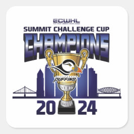 Adesivo Quadrado Campeões da Copa Desafio da Cúpula de Pittsburgh