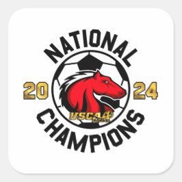Adesivo Quadrado Campeões Nacionais 2024 - Sticker 2