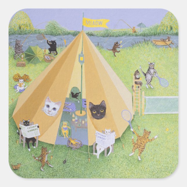 Adesivo Quadrado Campo de Natal (Frente)