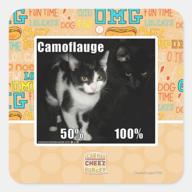 Adesivo Quadrado Camuflagem (Frente)