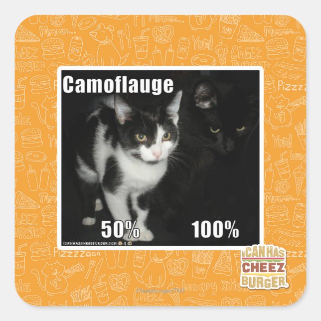 Adesivo Quadrado Camuflagem (Frente)