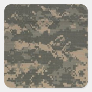 Adesivo Quadrado Camuflagem da ACU Digital Camo