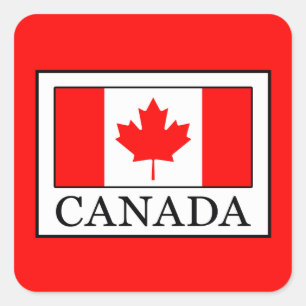 Adesivo Quadrado Canadá