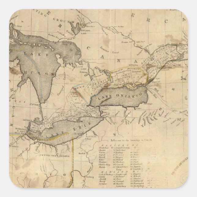 Adesivo Quadrado Canadá 10 (Frente)