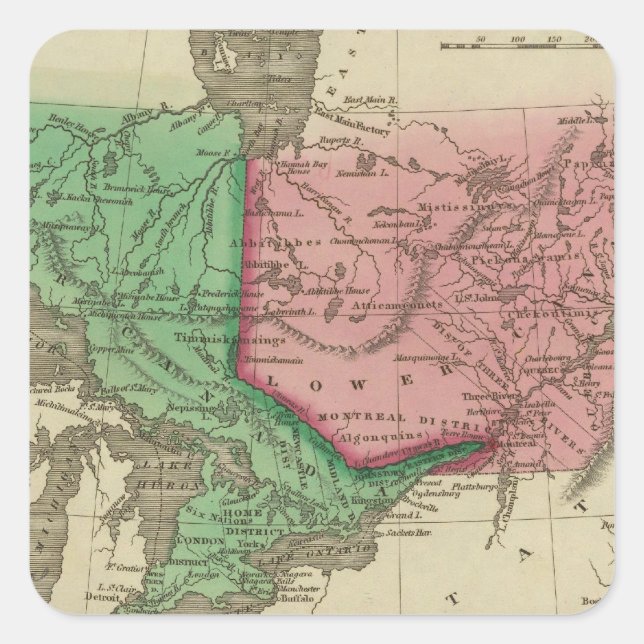 Adesivo Quadrado Canadá 3 (Frente)