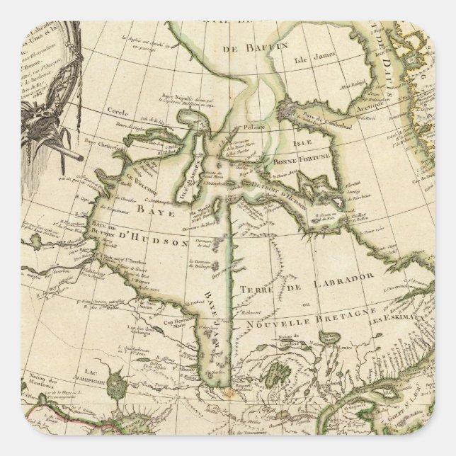 Adesivo Quadrado Canadá 5 (Frente)