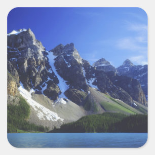 Adesivo Quadrado Canadá, Alberta, Parque Nacional Banff, Morena