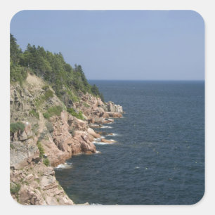 Adesivo Quadrado Canadá, Nova Escócia, Ilha Cape Breton, Cabot 2