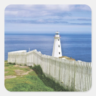 Adesivo Quadrado Canadá, Terra Nova, Cape Spear National 2