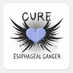 Adesivo Quadrado Cancer esofágico da cura
