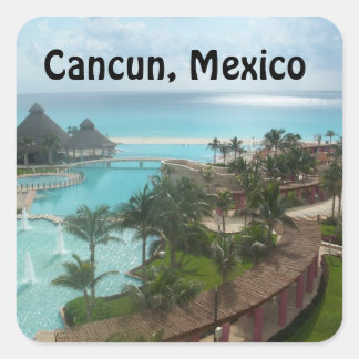 Adesivo Quadrado Cancun México