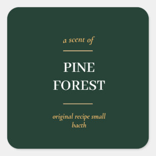 ADESIVO QUADRADO CANDATO MODERNO VERDE ESCURO SIMPLES