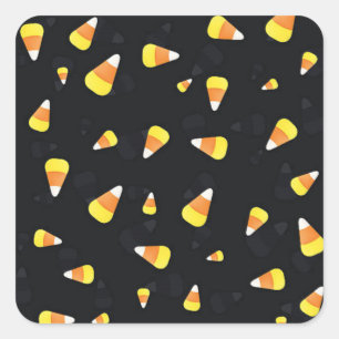 Adesivo Quadrado Candy Corn