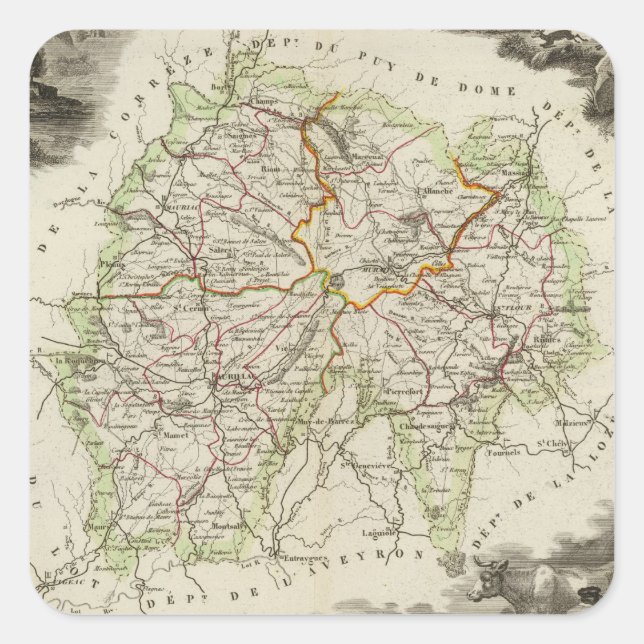 Adesivo Quadrado Cantaloupe (Frente)