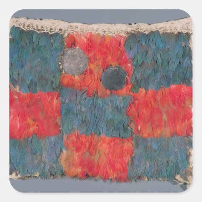 Adesivo Quadrado Capa de penas (Frente)