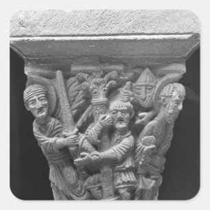 Adesivo Quadrado Capital de uma coluna