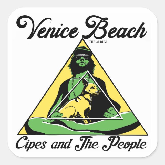 Adesivo Quadrado Cápsulas e Pessoas (Frente)