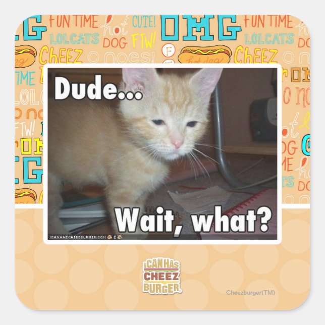 Adesivo Quadrado Cara (Frente)