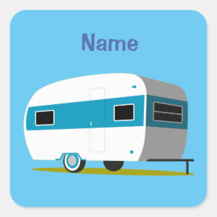 Adesivo Quadrado Caravana Camper RV Thunder_Cove