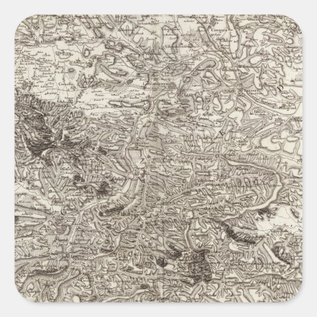 Adesivo Quadrado Carcassonne (Frente)