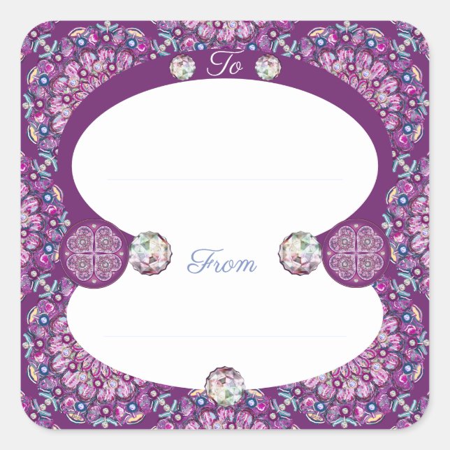 Adesivo Quadrado Cardinal Red Rosace (Frente)