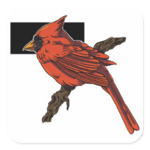 Cardinal Sticker