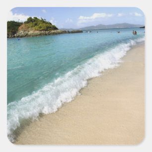 Adesivo Quadrado Caribe, Ilhas Virgens Americanas, Rua John,