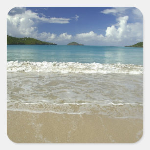 Adesivo Quadrado Caribe, Ilhas Virgens dos EUA, St.Thomas, 6
