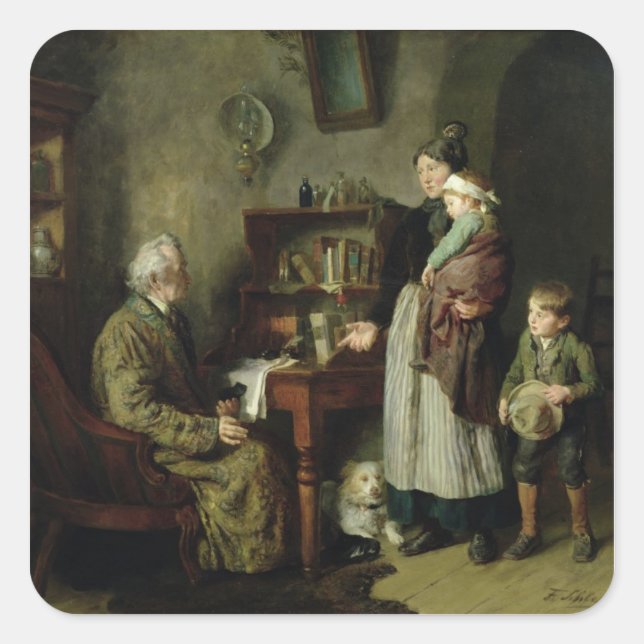 Adesivo Quadrado Caridade 2 (Frente)