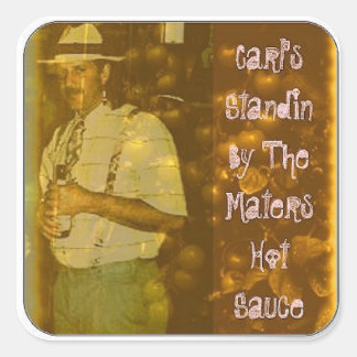 Adesivo Quadrado Carls Em Espera Pelos Maters