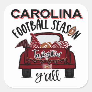 ADESIVO QUADRADO CAROLINA TAILGATIN