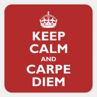 Adesivo Quadrado Carpe Diem!
