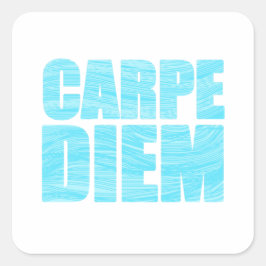 Adesivo Quadrado Carpe Diem Square Sticker
