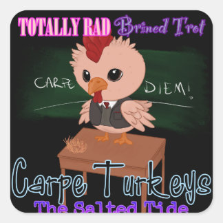 Adesivo Quadrado Carpe Trotters 2024 Sticker