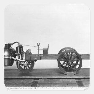 Adesivo Quadrado carro Vapor-psto inventado