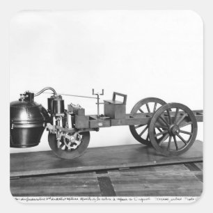 Adesivo Quadrado carro Vapor-psto inventado