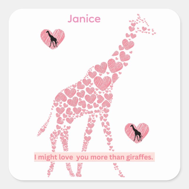 Adesivo Quadrado Cartão postal (Frente)