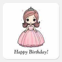 Cartoon de Festa de aniversário rosa-palhaço princ