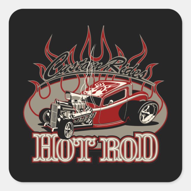 Adesivo Quadrado cartooncar25 (Frente)