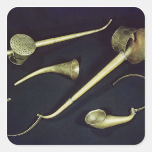Adesivo Quadrado Cartuchos acústicos dos instrumentos