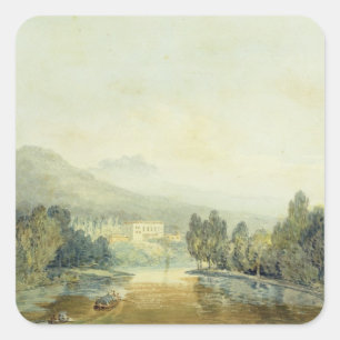 Adesivo Quadrado Casa de campo Salviati de Joseph Mallord William