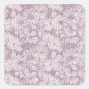 Adesivo Quadrado Casa de Campo Velvety Lilac Daisy