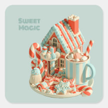 Casa de Doce 3D Pastel Magia Doce