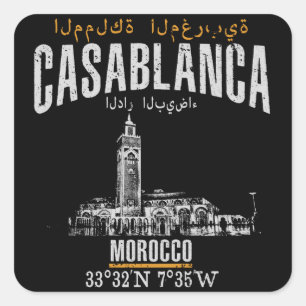 Adesivo Quadrado Casablanca