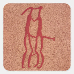 Adesivo Quadrado Casal do ídolo