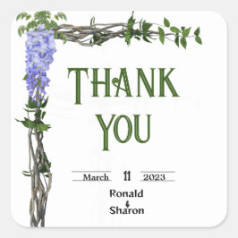 Adesivo Quadrado Casamento