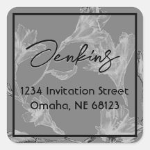 Casamento de Aquarelas Florais de Cinzas Moles