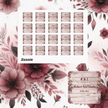 Casamento de Campo Floral de Rosas Rustic Woodland